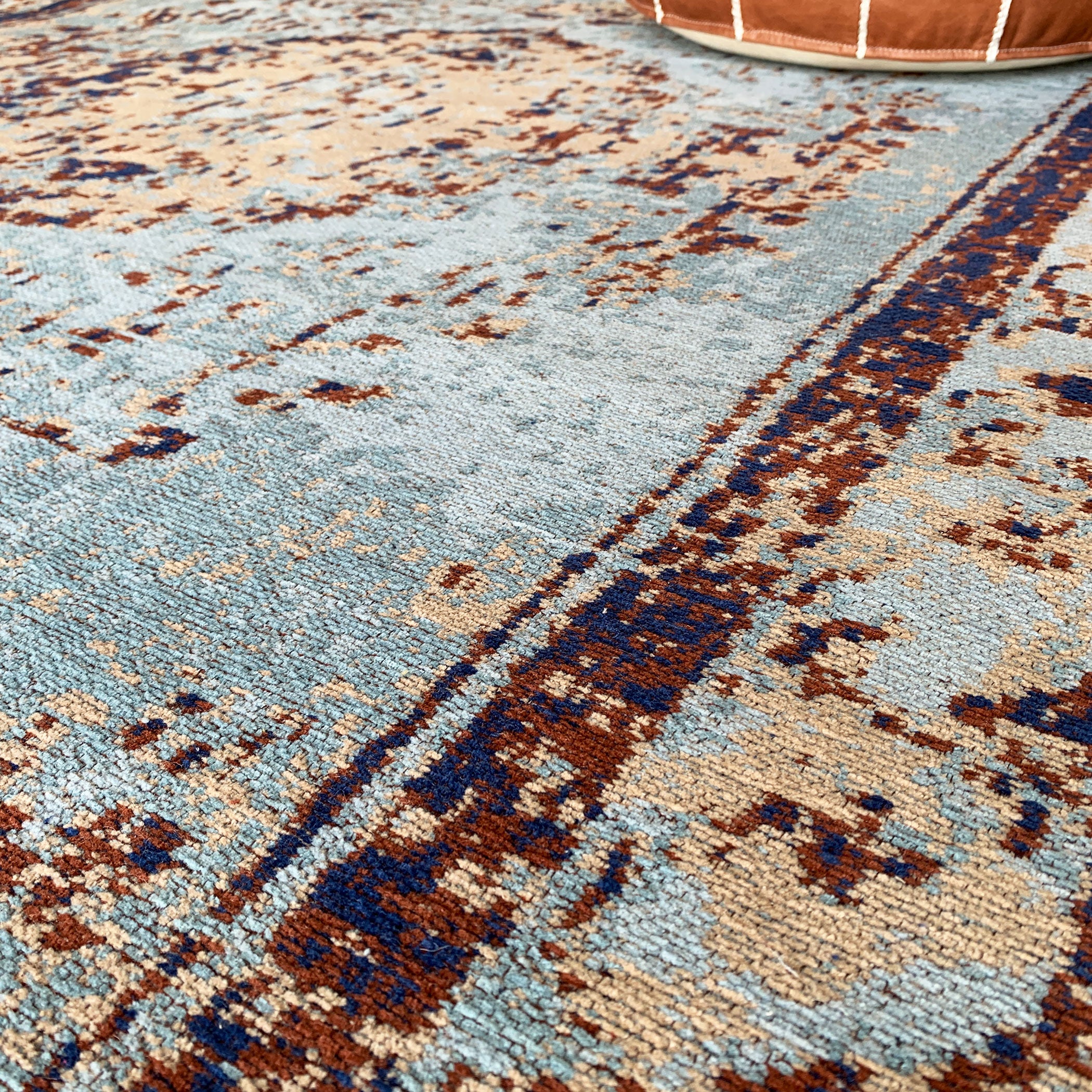 230X160 Cm Handmade Rug Melenia-Mx-163-L(Aqua)