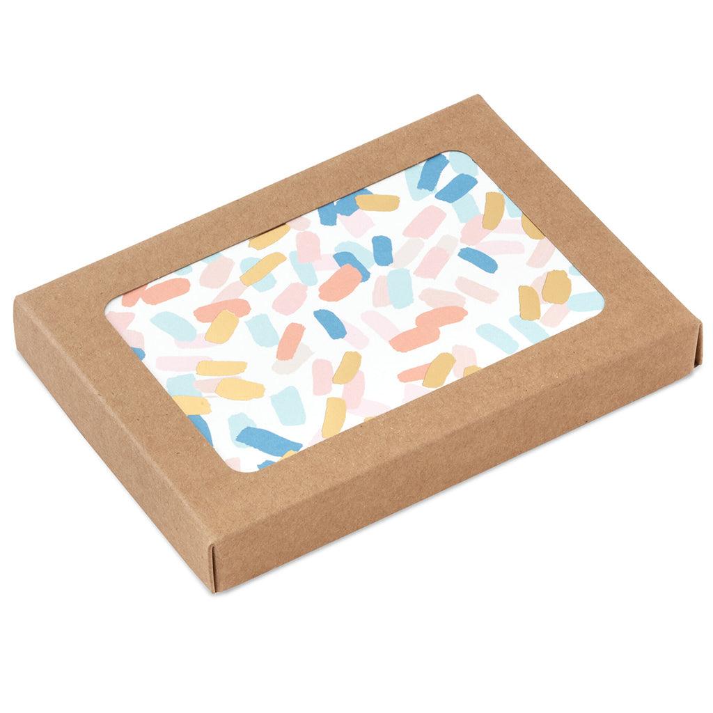 Hallmark  Colorful Confetti Blank Note Cards, Box of 10