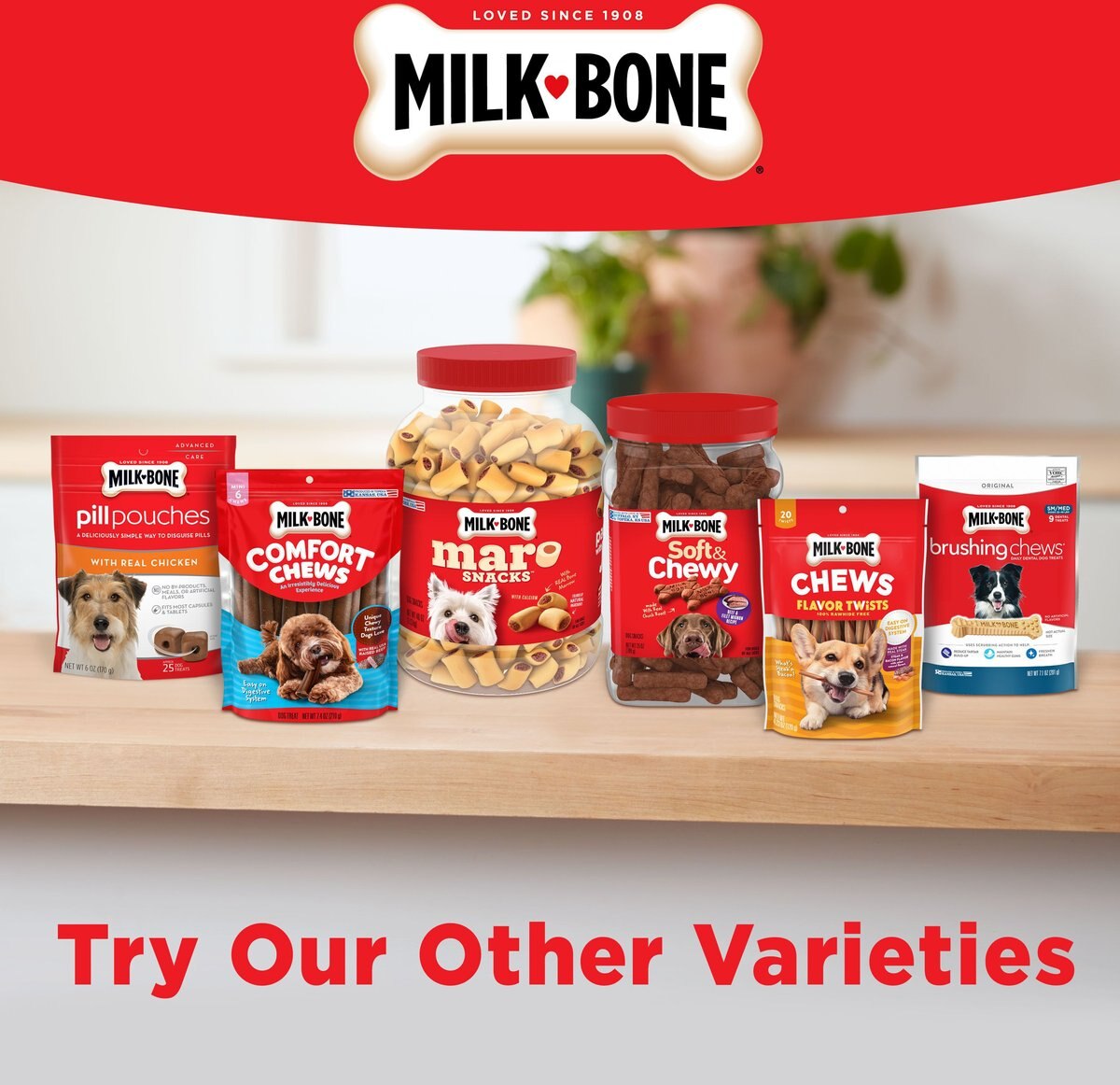 Milk-Bone Comfort Chews Real Beef Dog Treats