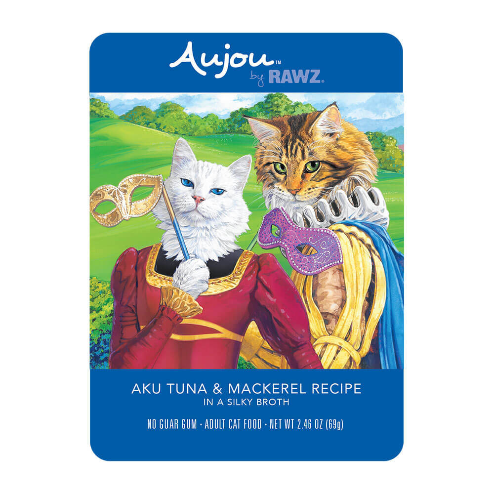 Aujou Aku Tuna  Mackerel Cat Food Pouch