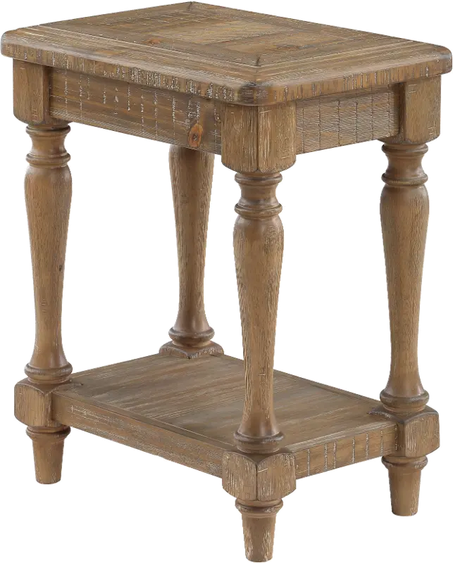 Augusta Brown Chairside Table