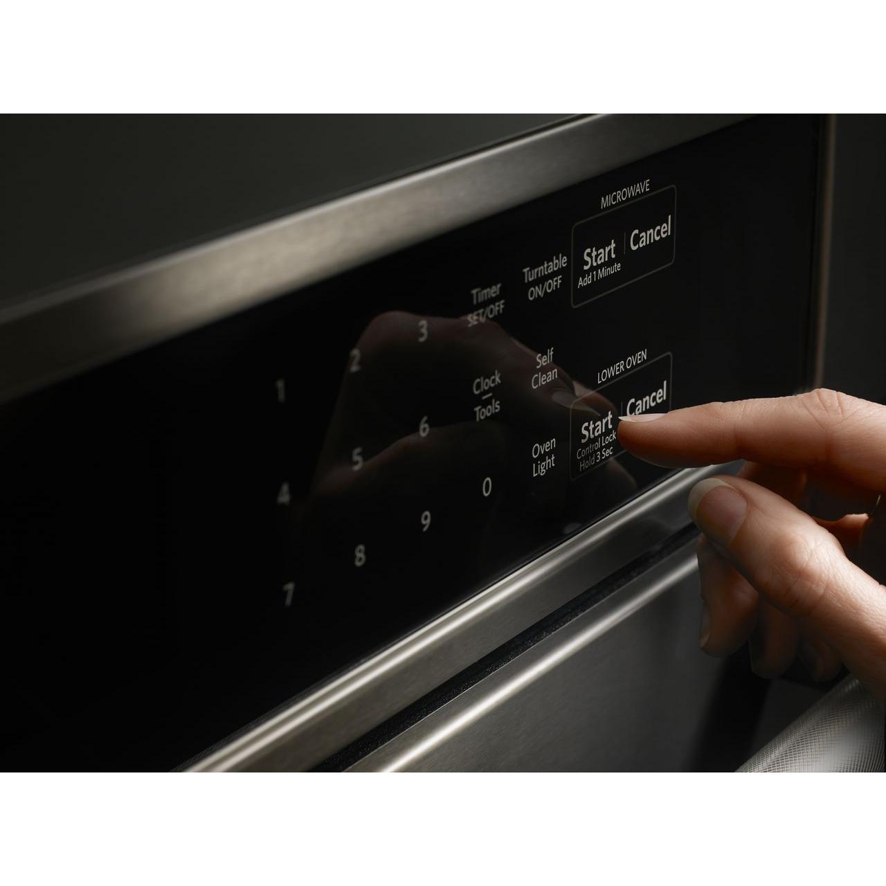 KitchenAid 30-inch, 5 cu. ft. Built-in Combination Wall Oven with Convection KOCE500EBS