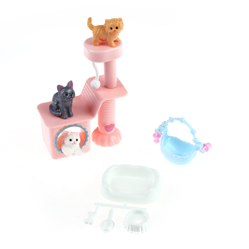 Doll Pet Cat Accessories Dollhouse Furniture Cute Toys for Barbies Miniature