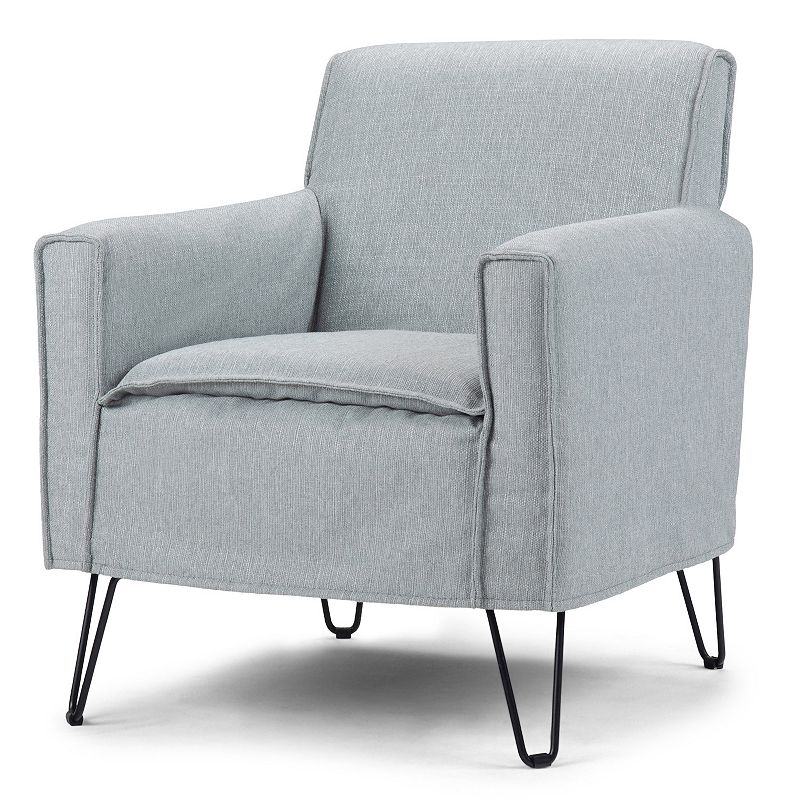 Simpli Home Warren Mid Century Modern Accent Chair