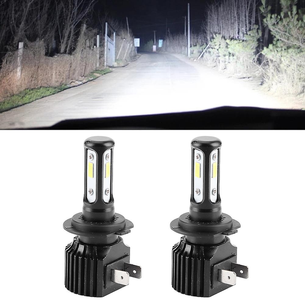 H7 120w 6000k Led Headlight High Brightness Waterproof Dustproof Head Lamp Universal Accessory