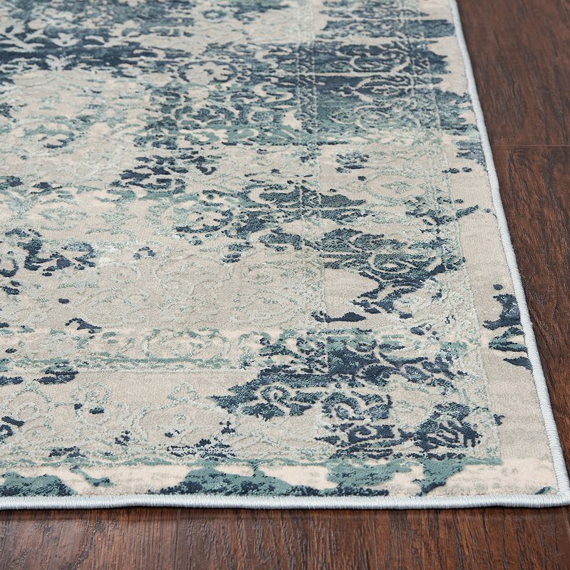 Rizzy Home Chelsea Distressed Floral Print Rug