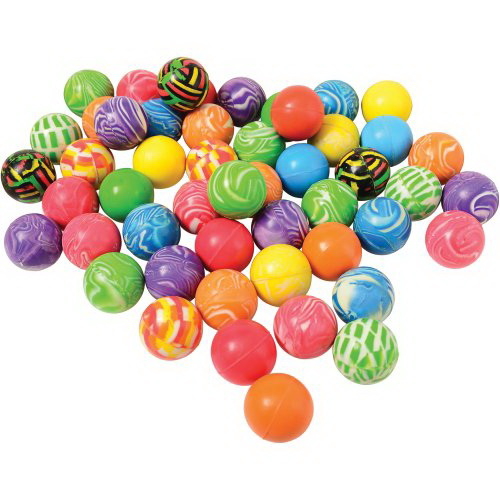 U.S. Toy GS631 Bouncy Ball Assortment / 45 mm   50...