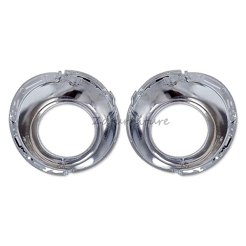 For Peugeot 307 Abs Chrome Front Fog Light Lamp Cover Trims Car Accessories 2pcs