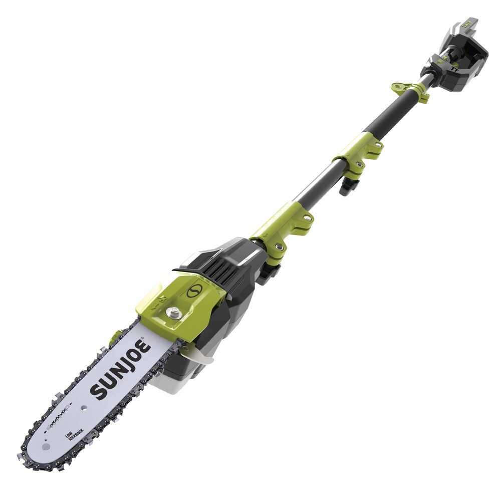 Sun Joe iON100V 10PS CT Cordless Modular Pole Chain Saw   Green