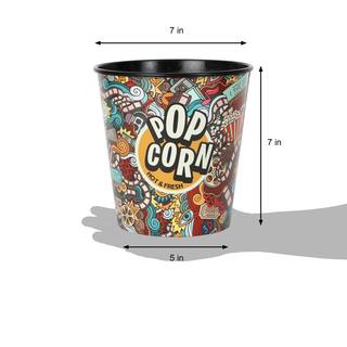 Whirley Pop 6 qt. Stainless Steel with 4-Film Festival Graffiti Tubs 23020-D