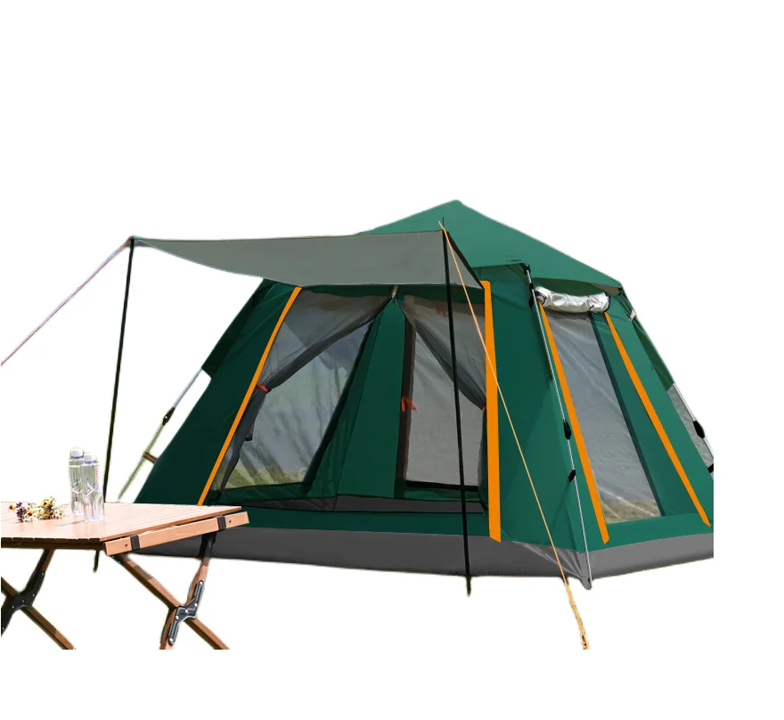 Hot Sale Outdoor Camping Automatic Opening Instant Setup Fast Open Wind Resistant Family Tent 3 4 persons