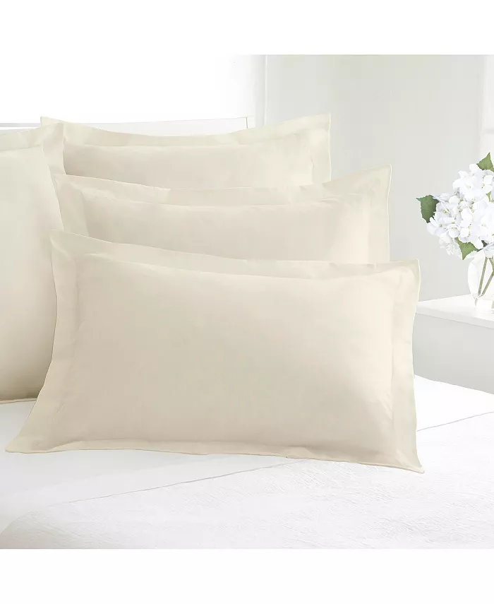 Fresh Ideas Poplin Tailored Pillow Euro Sham