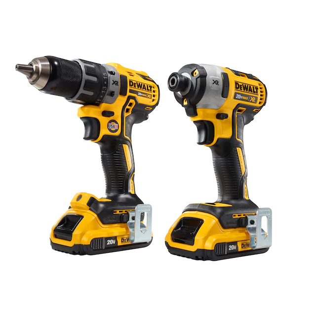 DEWALT DCK283D2 20-Volt MAX XR Cordless Brushless Drill/Impact Combo Kit with Two 20-Volt 2.0Ah Batteries and Charger (2-Tool)