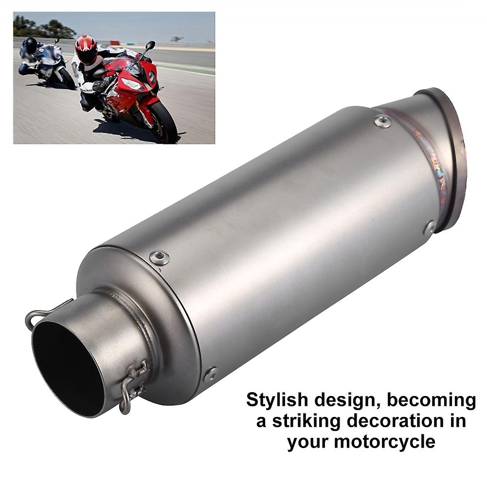 Motorcycle Oblique Universal 51mm Slip On Exhaust Rear Pipe Tailpipe (#3)