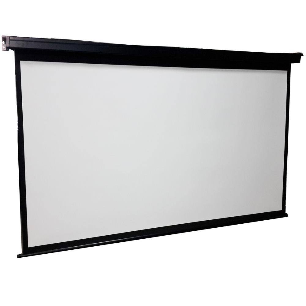 ProHT 84 in. Manual Projection Screen with Black Frame 05363