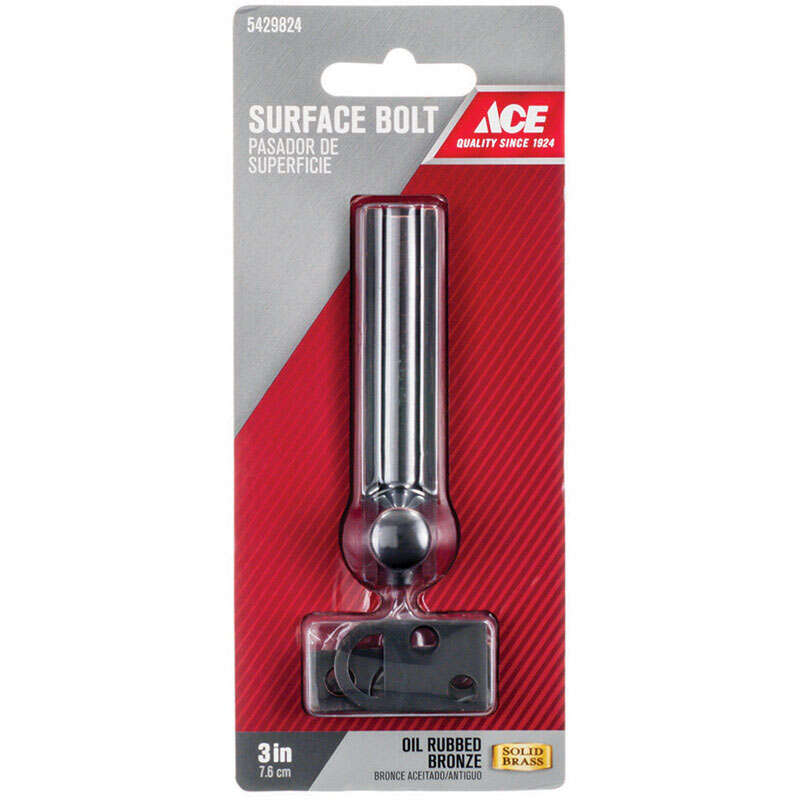 Ace Oil Rubbed Bronze Brass Surface Bolt