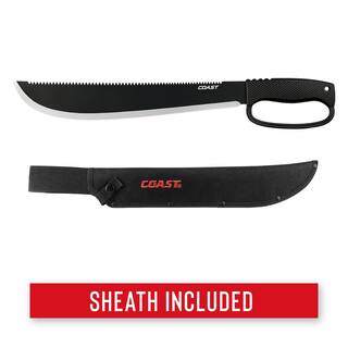 Coast F1400 14 in. Full-Tang Stainless Steel Machete with Nylon Sheath 21629