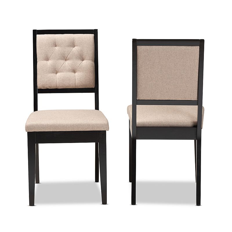 Baxton Studio Gideon Dining Chair 2-piece Set