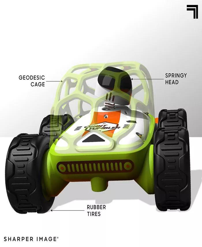 Sharper Image Orbit Tumbler Glow-in-The-Dark All-Terrain Rover Toy