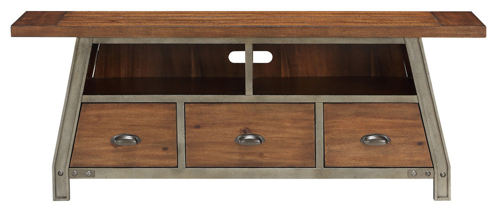 Dayton TV Stand   Industrial   Entertainment Centers And Tv Stands   by Lexicon Home  Houzz