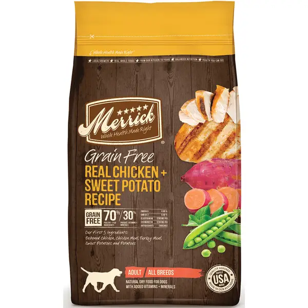 Merrick 22 lb Grain Free Chicken and Sweet Potato Dog Food