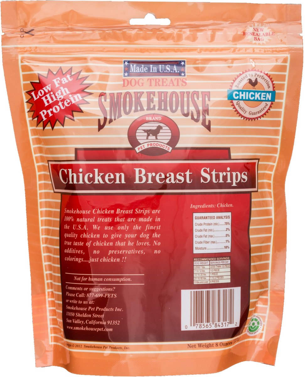 Smokehouse USA Chicken Breast Strips Dog Treats