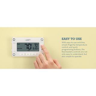 Orbit Clear Comfort Programmable Thermostat with Large Easy-to-Read Display 83521