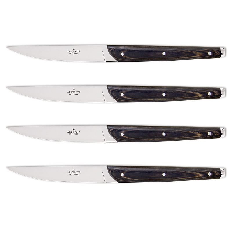 Argent Orfevres Clevedon Pakkawood 4-pc. Steak Knife Set