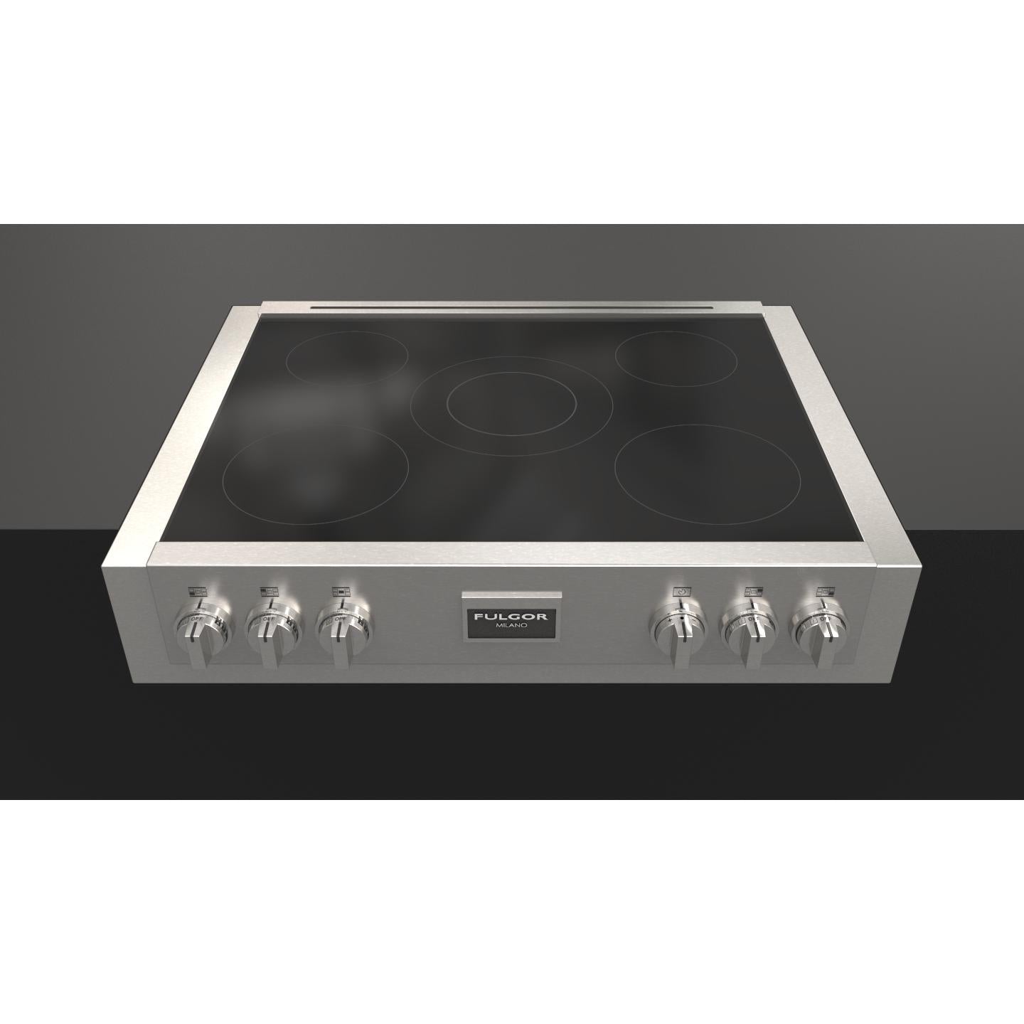 Fulgor Milano 36-inch Built-in Induction Rangetop with Pot Detection System F6IRT365S1