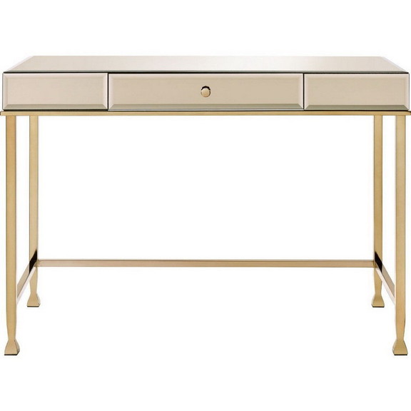 Benjara BM250400 Rectangular Storage Writing Desk ...