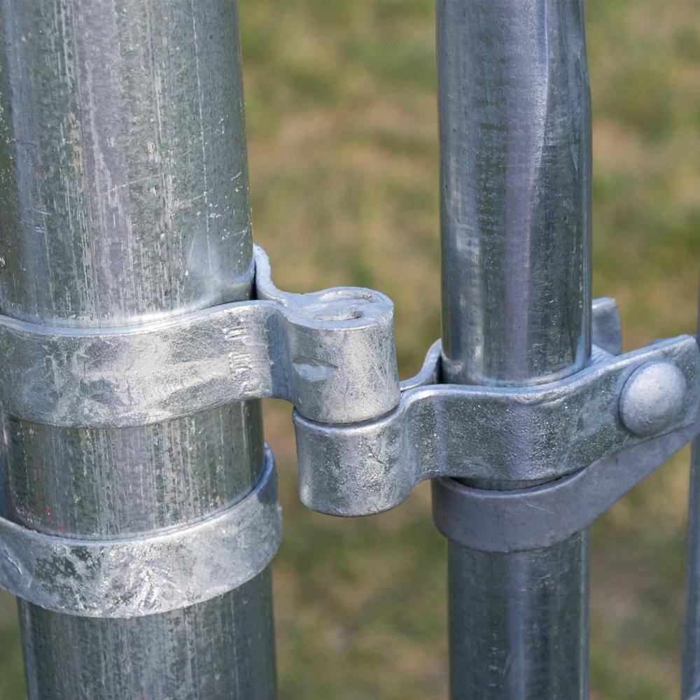 Everbilt Chain Link Fence 2-38 in. Galvanized Steel Walk Gate Hardware Set 328536EB