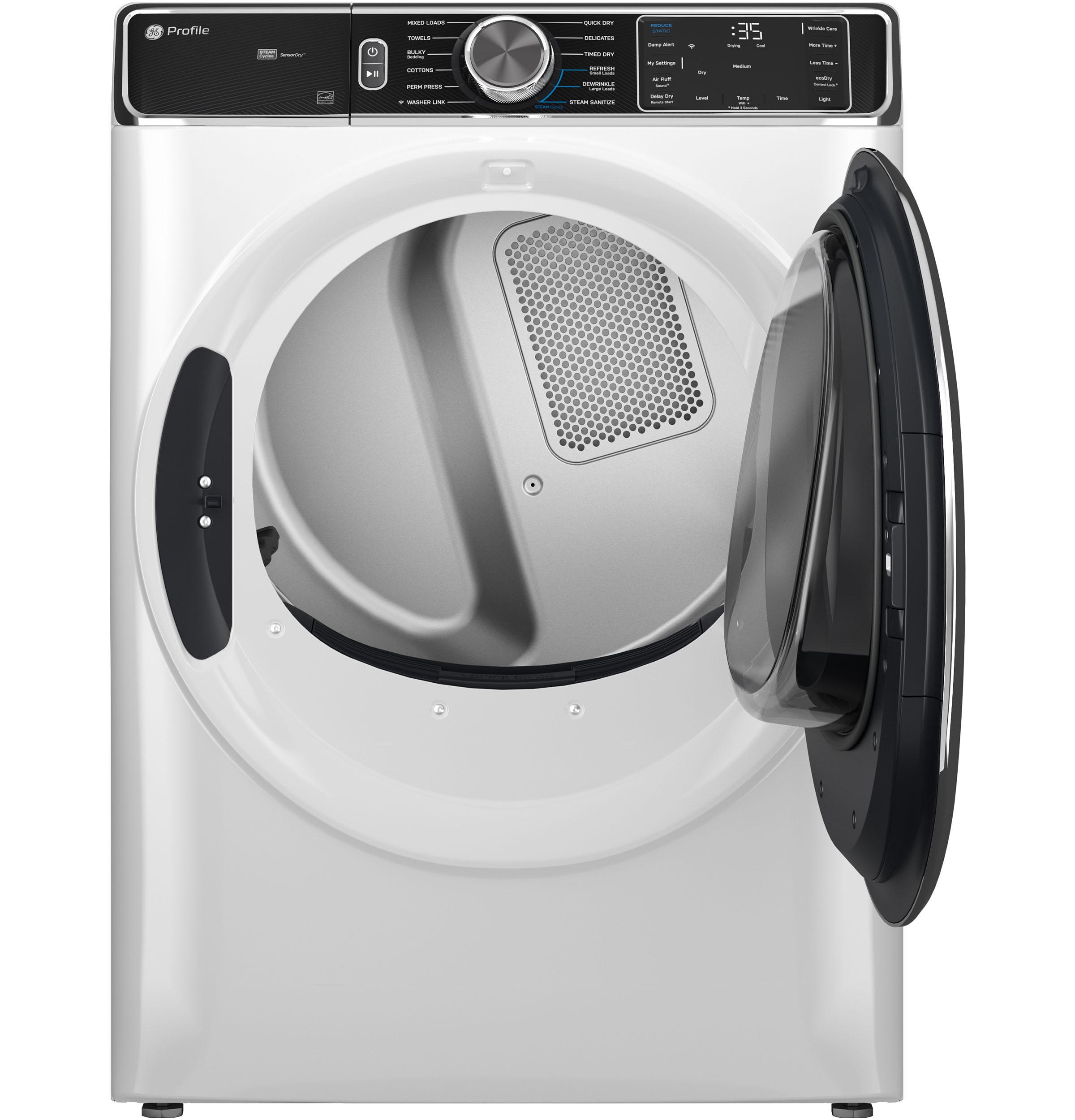 Ge Appliances PFD87ESSVWW Ge Profile™ 7.8 Cu. Ft. Capacity Smart Front Load Electric Dryer With Steam And Sanitize Cycle