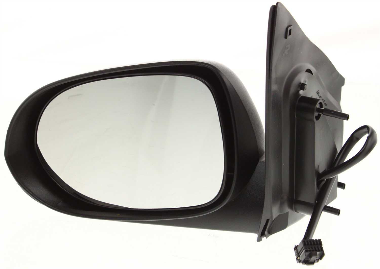 Mirror Compatible With 2007-2012 Dodge Caliber Left Driver Side Textured Black Kool-Vue