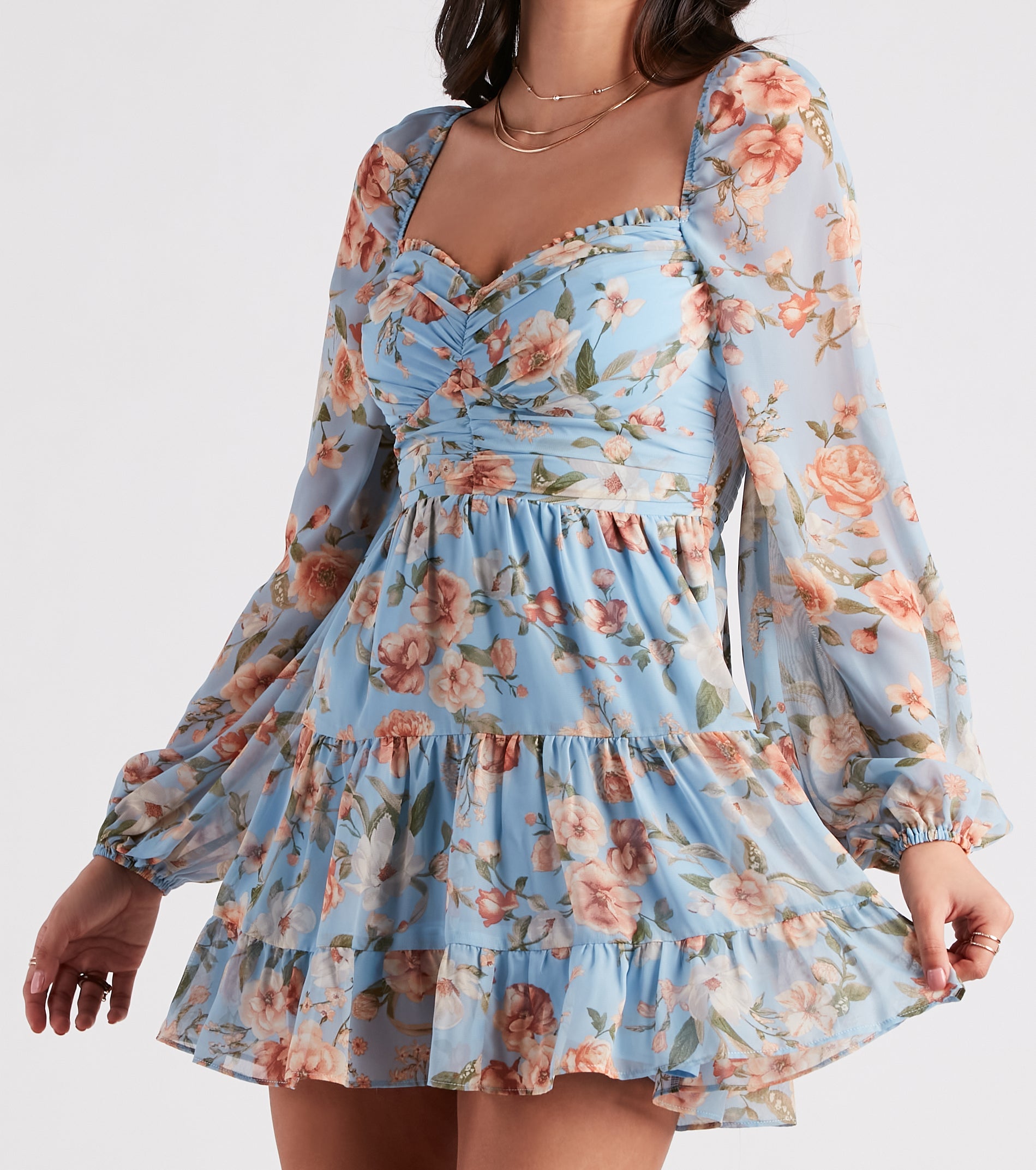 Dreamy Romance Floral Skater Dress