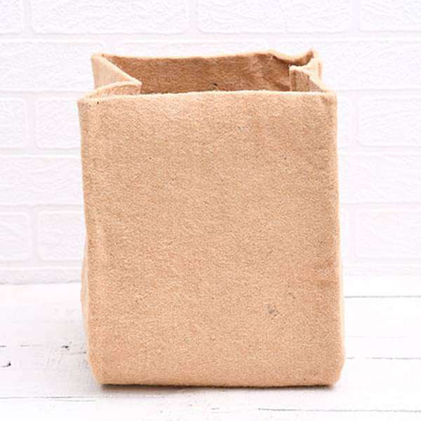 12 inch (30 cm) Eco Friendly Jute Grow Bag (Brown) (set of 2)