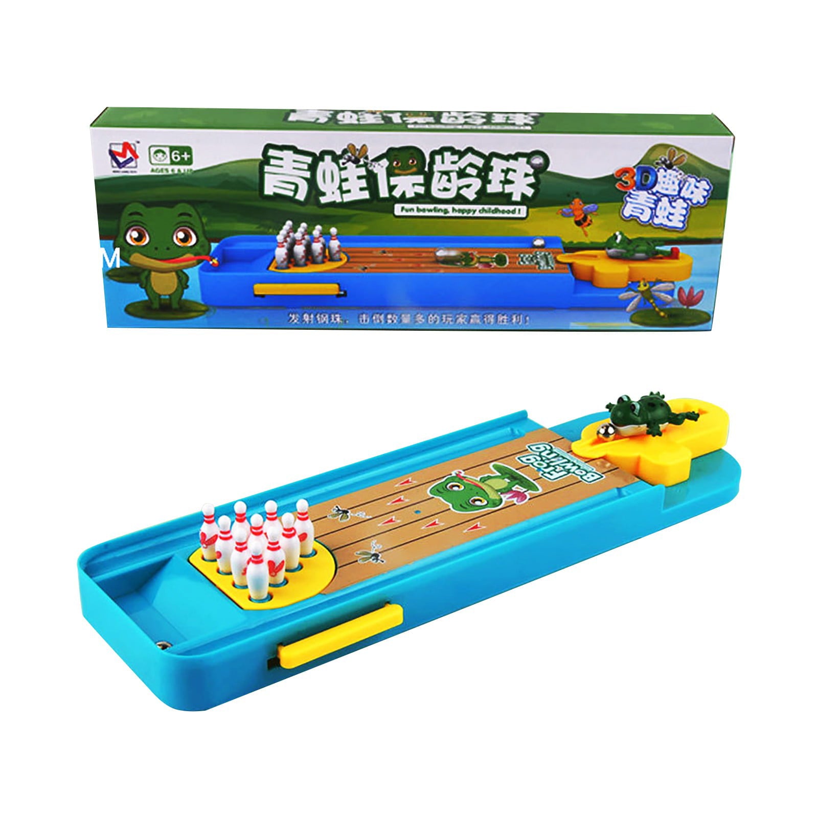 Fro g Bowling Table Bowling Pinball La unch Table Board Game Toys Christmas Gift