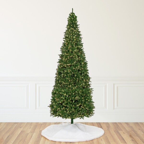 15' Genoa Fraser Fir Slim Artificial Christmas Tree，Clear Lights