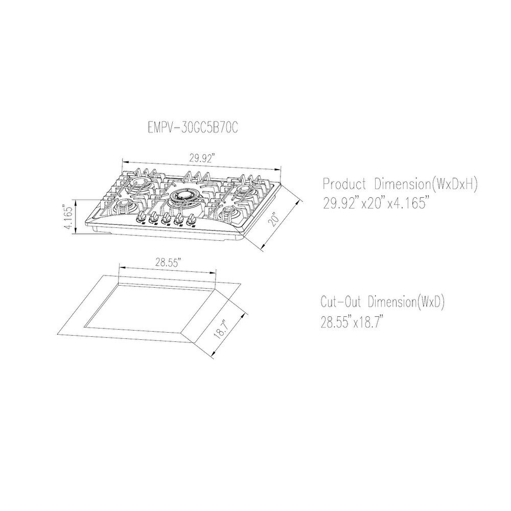 2 Piece Kitchen Package with 30\