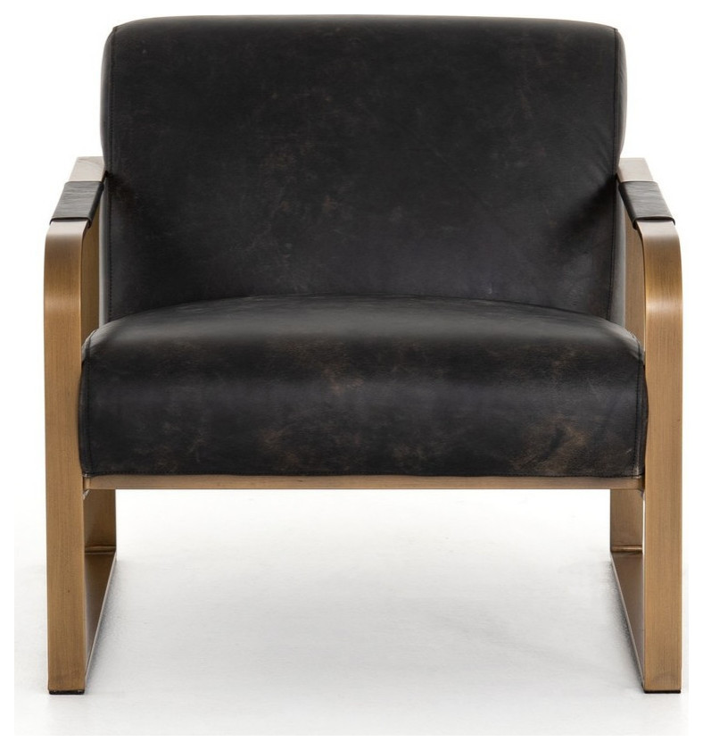 Quentin Rialto Ebony Chair   Modern   Armchairs And Accent Chairs   by Virgil Stanis Design  Houzz