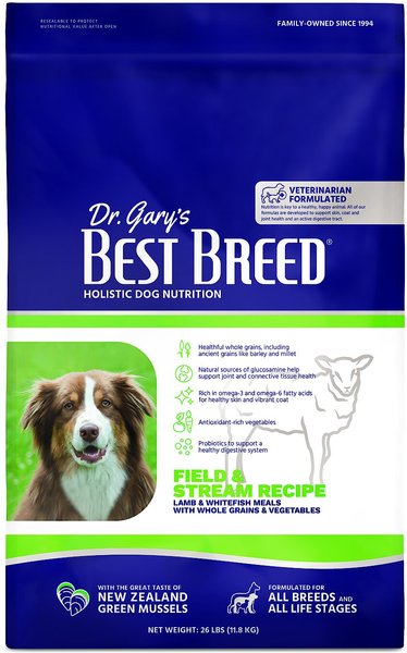 Dr. Gary's Best Breed Holistic Lamb Meal with Vegetables and Herbs Dry Dog Food