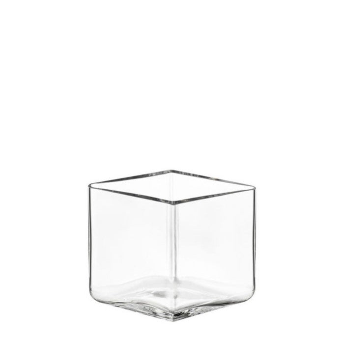 Ruutu vase 115x80mm clear