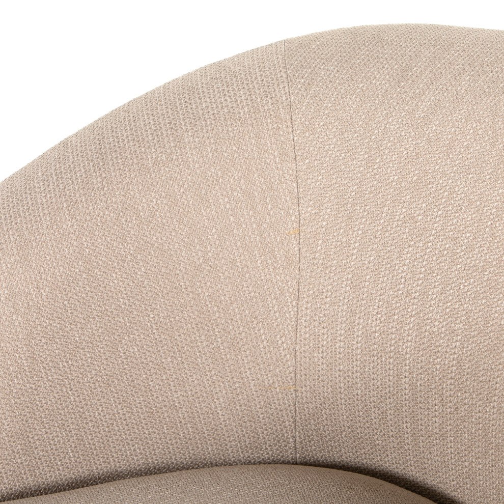 Sandie Swivel Chair  Patton Sand   Transitional   Armchairs And Accent Chairs   by Four Hands  Houzz