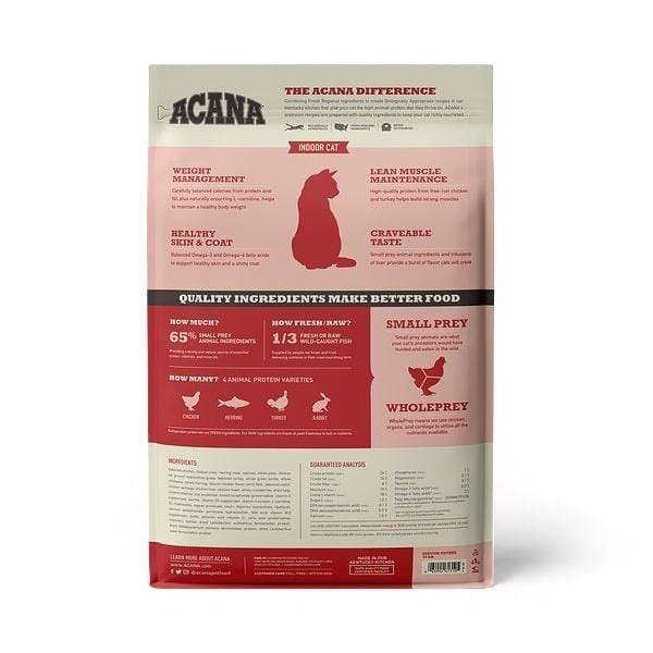 ACANA Indoor Entree Dry Cat Food