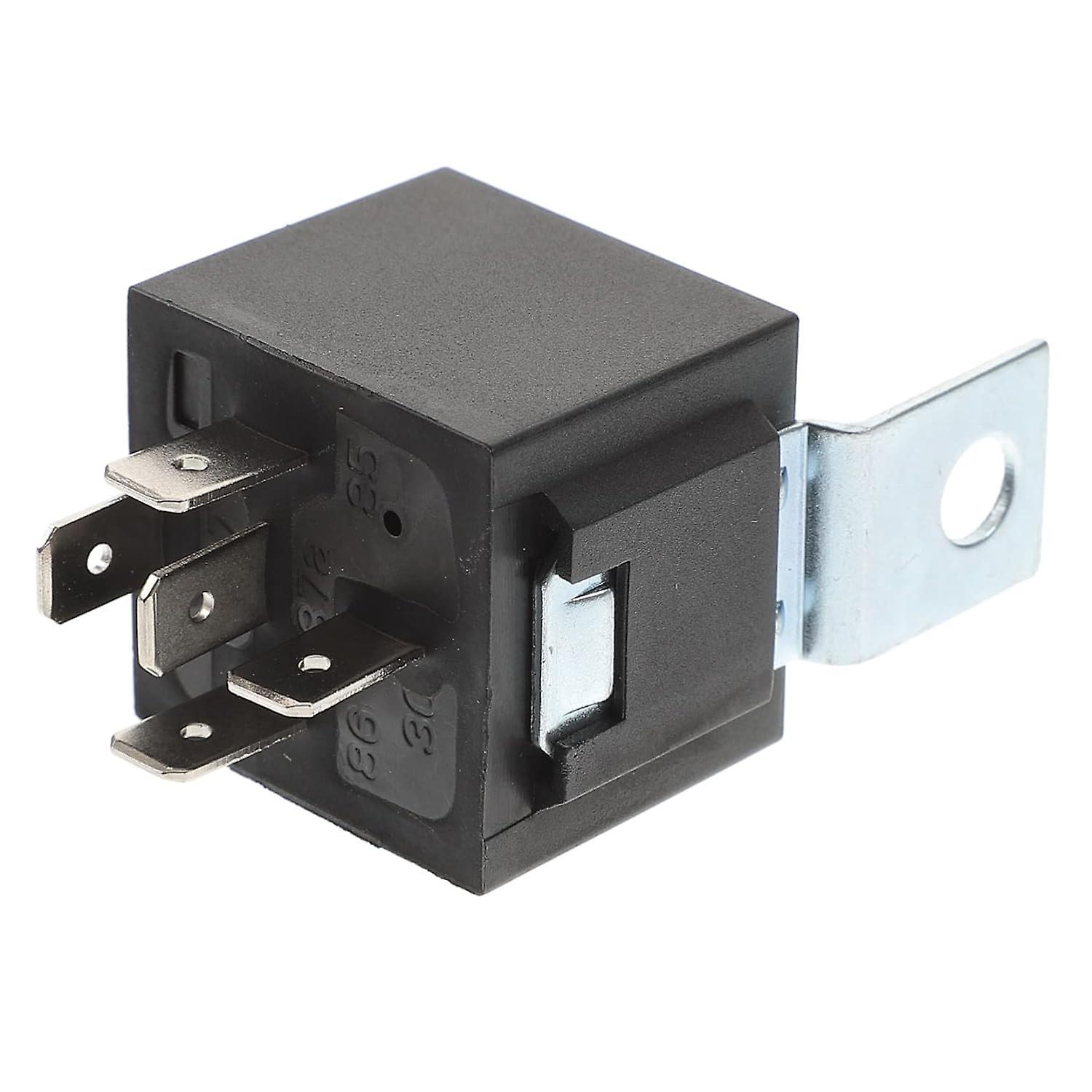 Starter Automotive Relay Starter Relay Plastic， Copper Relay for Car 5 Pin Relay Automotive Replacem