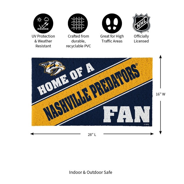 Evergreen Nashville Predators Pvc Mat Color