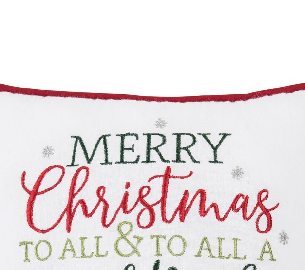 C amp f Home Merry Christmas amp Good Night Pillow