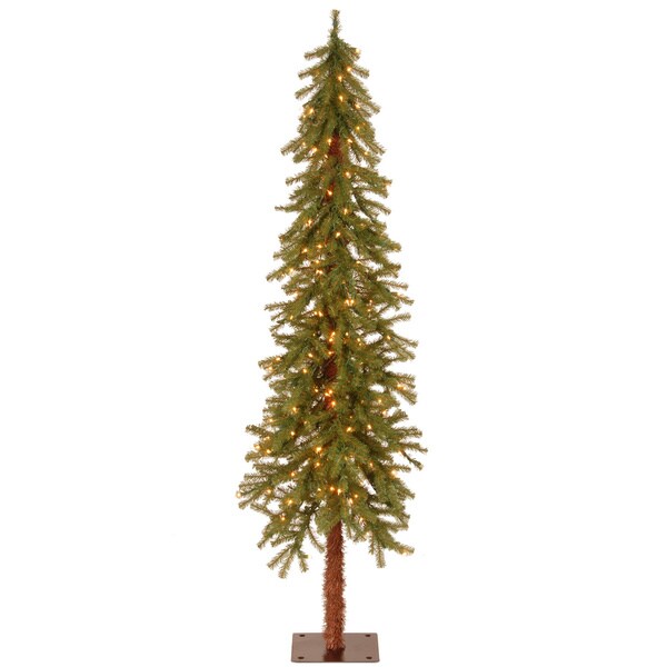 National Tree Company 6 ft. Hickory Cedar Tree with 200 Clear Lights