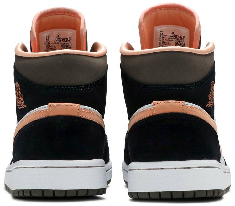 Wmns Air Jordan 1 Mid SE 'Peach Mocha' DH0210-100