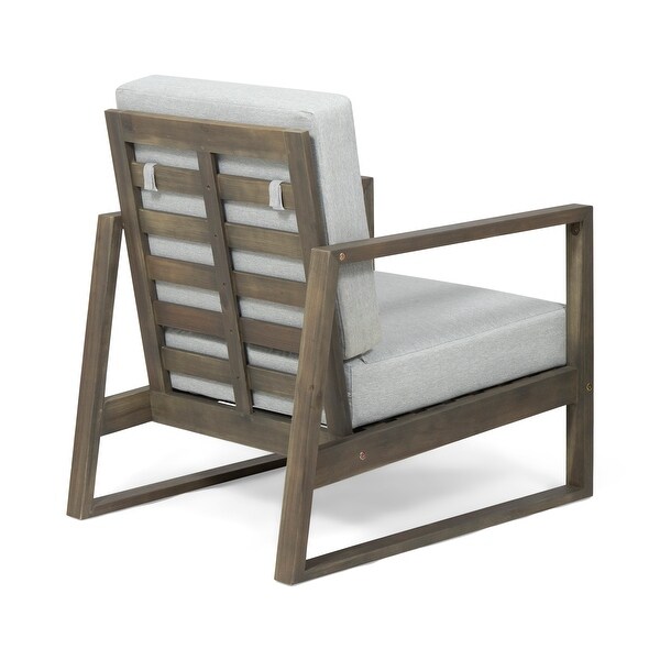 Belgian Outdoor Wood Club Chairs (Set of 2) by Christopher Knight Home