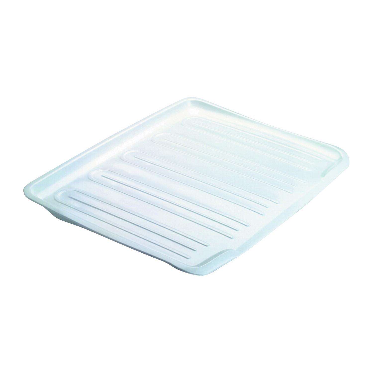 Rubbermaid 18 in. L X 14.8 in. W X 1.3 in. H White Plastic Dish Drainer